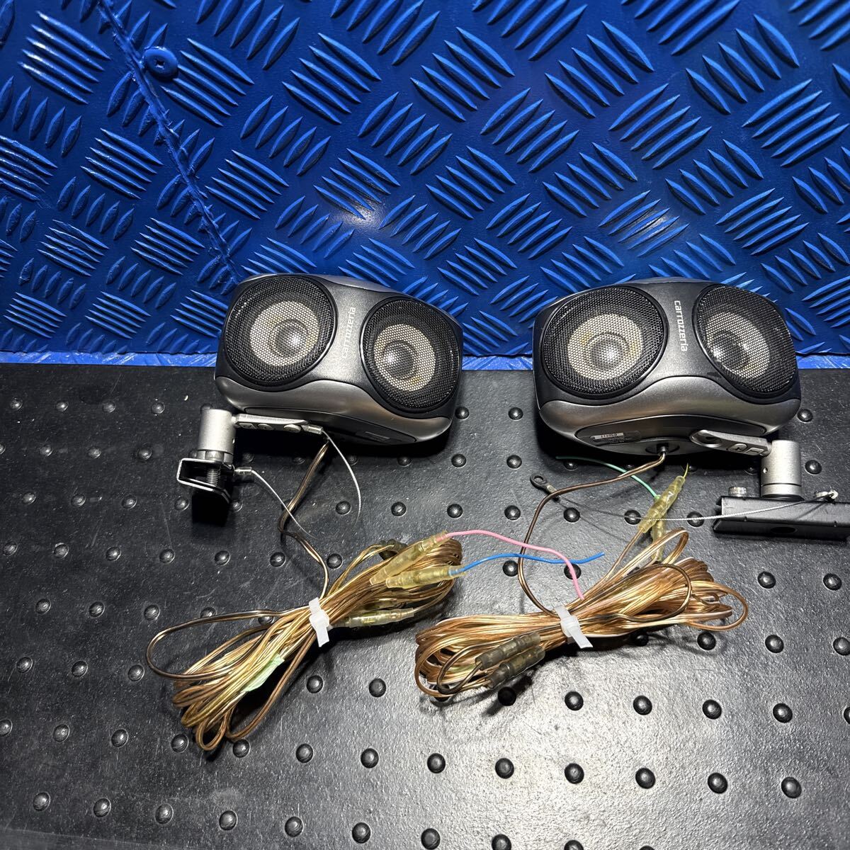 ◆PIONEER carrozzeria TS-STX7 サテライトスピーカー カロッツェリア ペア オーディオ機器 天井 吊り下げ 20W MAX 100W 4Ω 動作OK◆拍卖