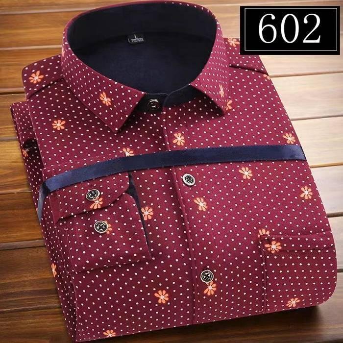 【オフシーズン】 裏起毛シャツ チェックシャツ 防寒 長袖 ワイシャツ メンズ 細身 タイト 通勤拍卖