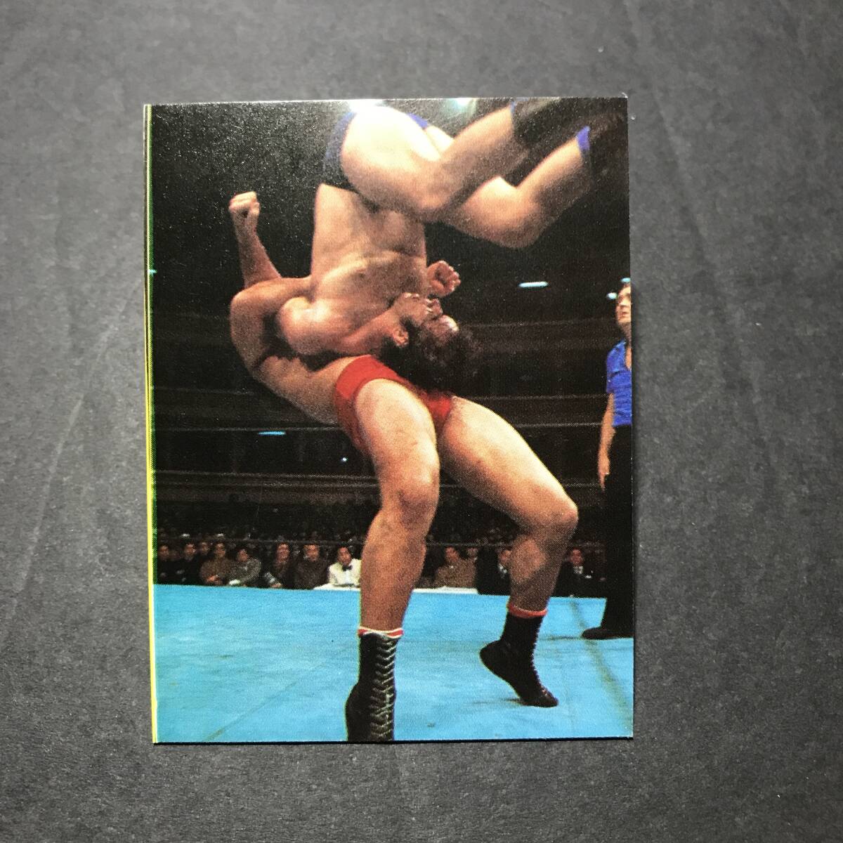 美品 ★昭和当時物! 山勝 ミニカード 全日本プロレス 11番 ジャンボ・鶴田 ジャンボ鶴田 駄菓子屋 昭和 レトロ -FKI80拍卖