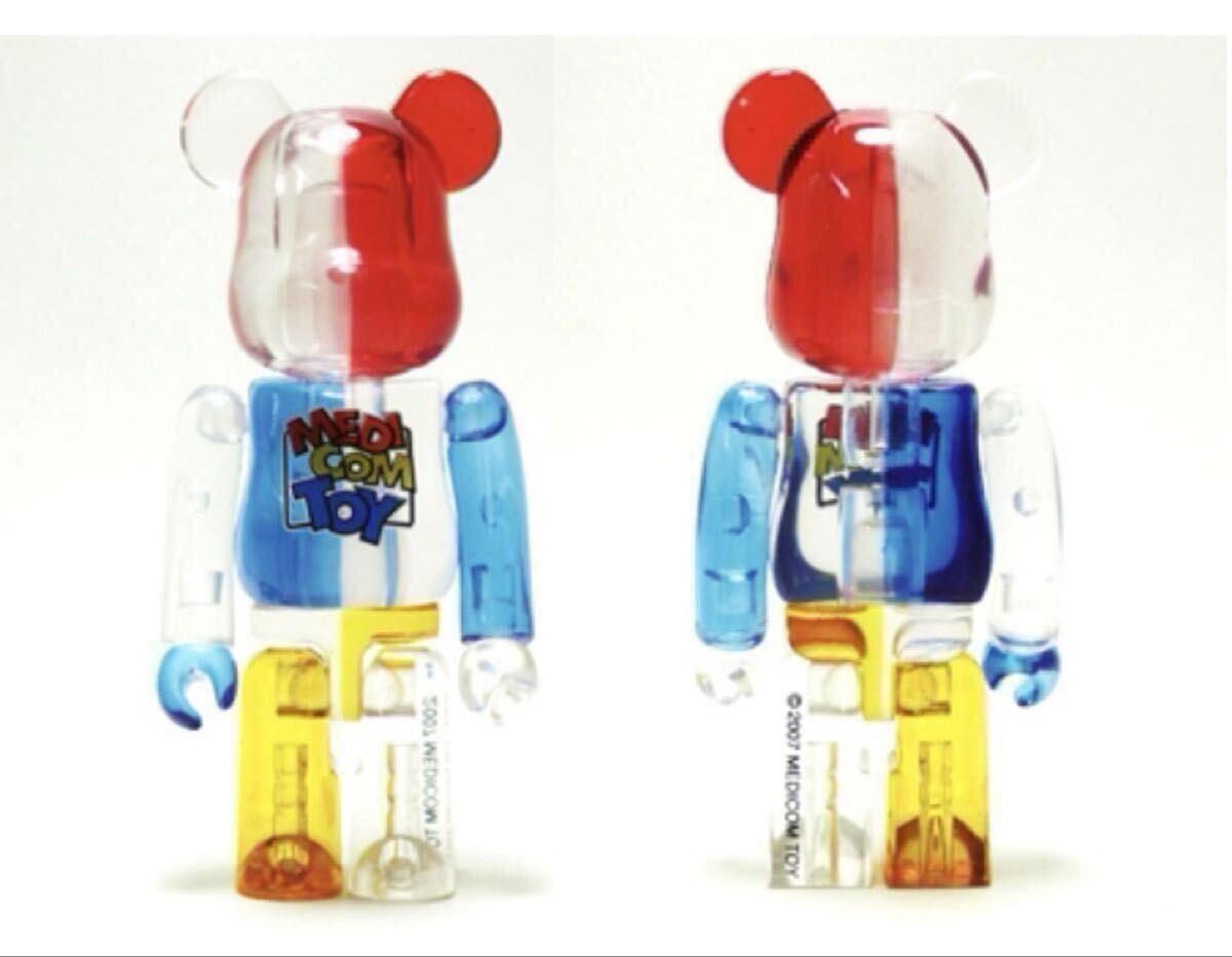 2007年 1/6計画 ベアブリック 100% ハーフクリア / Project1/6 BE@RBRICK Half Clear拍卖