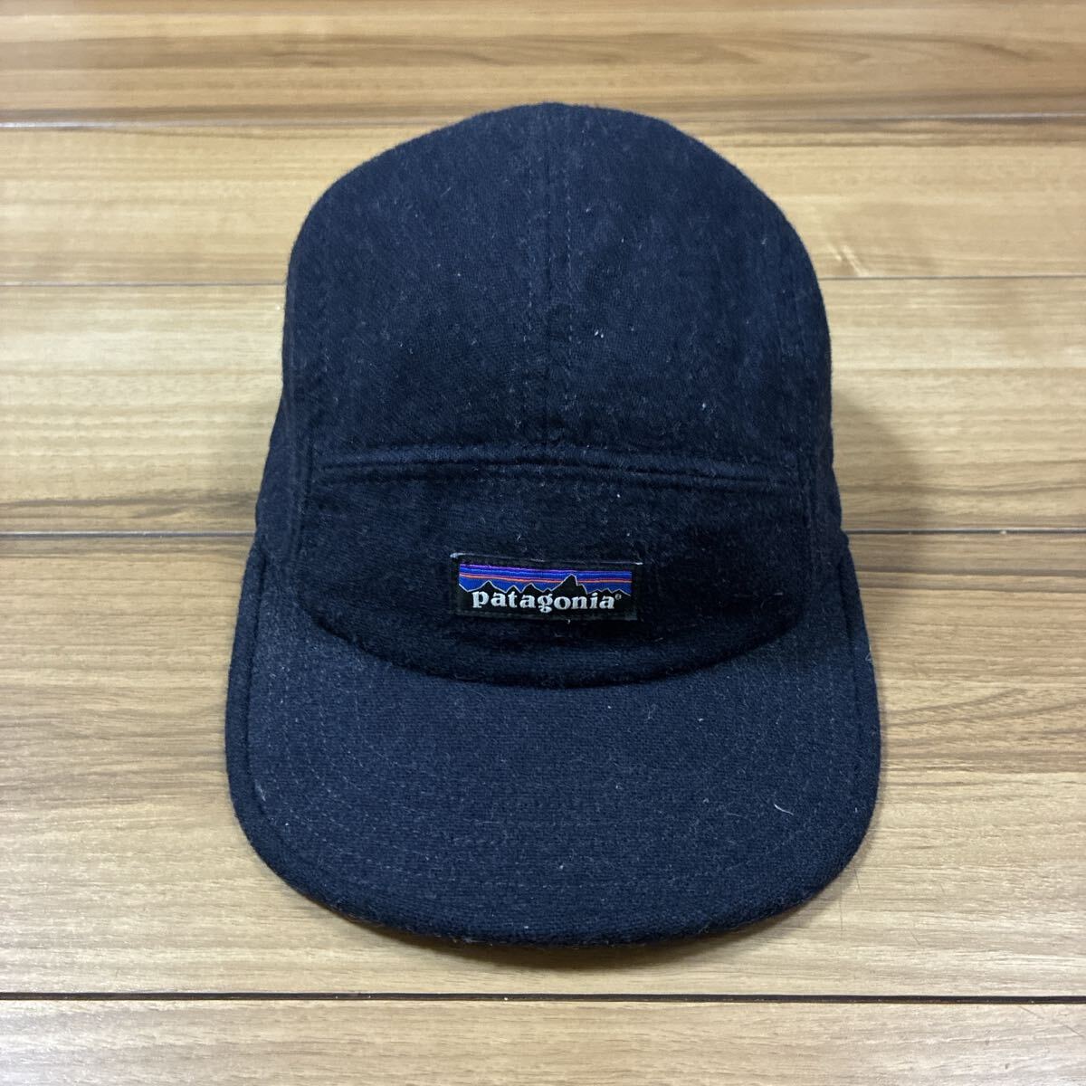 patagonia パタゴニア p6 リサイクルウールキャップ キャップ 帽子 ネイビー 2019年製 フリーサイズ ヴィンテージ 拍卖