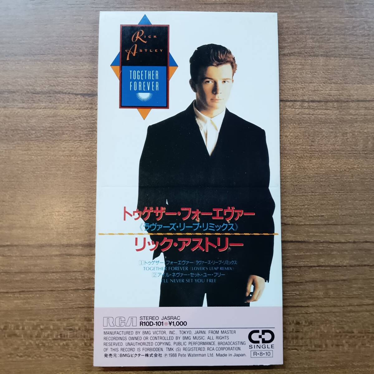 ●リック・アストリー / トゥゲザー・フォーエヴァー(ラヴァーズ・リープ・リミックス) (8cmCD) R10D-101 RICK ASTLEY拍卖