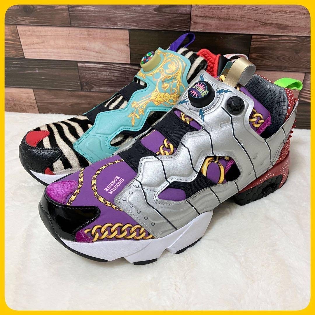 美品 希少 MINIONS Reebok インスタポンプフューリー 28.5 靴拍卖