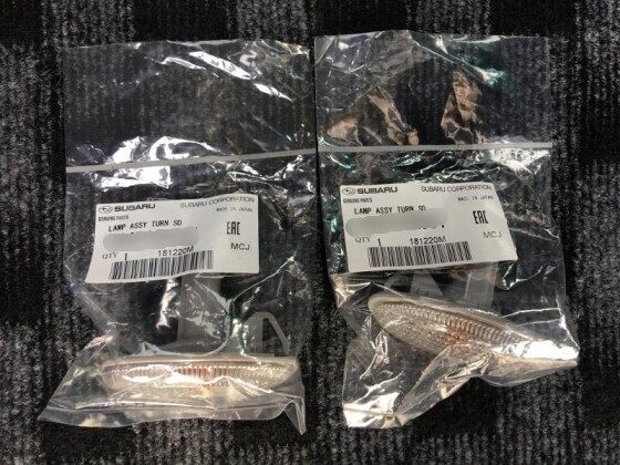 新品 純正品 SUBARU スバル サイドマーカー レガシィB12,インプレッサG11,フォレスターS11,プレオR13,サンバーT11拍卖