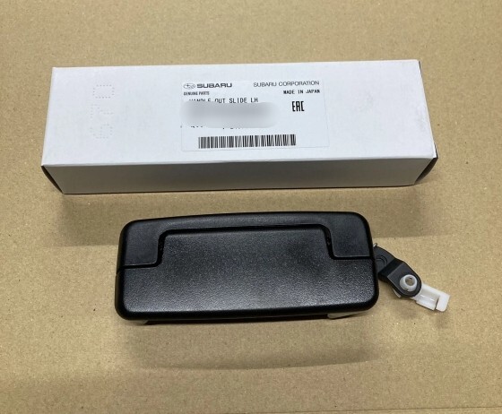新品 純正品 SUBARU スバル リアスライドドアアウターハンドル LH サンバーT11,12,21,22拍卖
