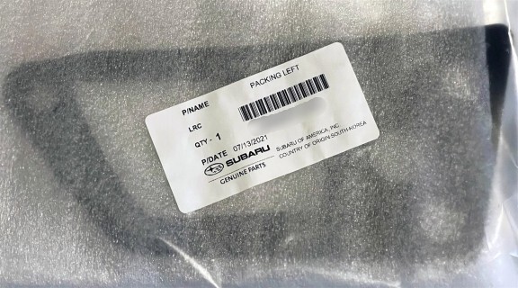 新品 純正品 SUBARU スバル 防水用のパッキン インプレッサG14,XV G24拍卖