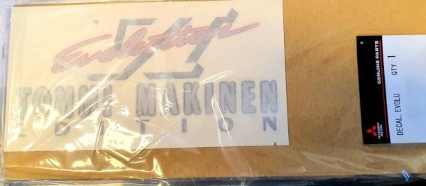 新品 純正品 MITSUBISHI 三菱 ステッカー TME トミマキ ランサー エボリューション6,6.5 CP9A拍卖