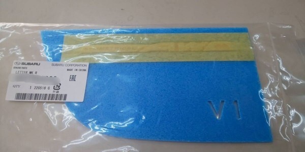 新品 純正品 SUBARU スバル SYMMETRICAL AWDエンブレム WRX/レヴォーグ V10拍卖
