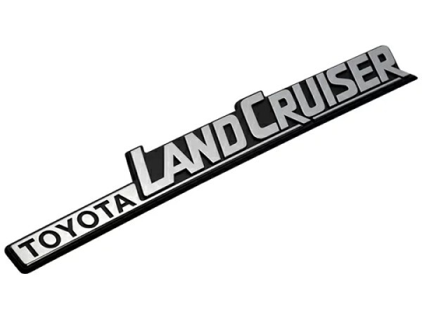 新品 純正品 TOYOTA トヨタ フロントフェンダーエンブレム 70系ランドクルーザー拍卖