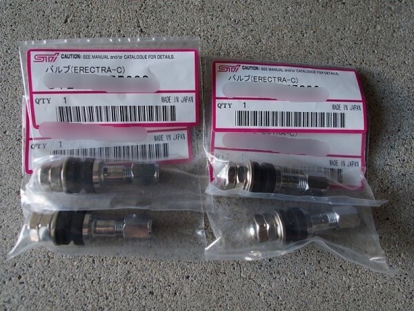 新品 純正品 SUBARU スバル BBSエアバルブ 4個セット レガシィB12,13,インプレッサG10,11,12フォレスターS13,WRX/レヴォーグ V10拍卖