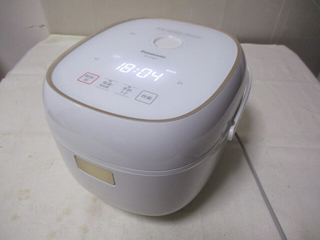 G∀84 炊飯器 Panasonic SR-KT060 3.5合 2023年製 IH炊飯器 中古品 検:パナソニック ジャー 白 ホワイト 拍卖