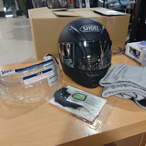【中古現状品】SHOEI ショウエイ RYD フルフェイスヘルメット Mサイズ(57cm)別途シールド付属あり拍卖