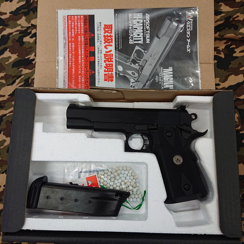 【中古現状品】★WA ウェスタンアームズ HI-CAPACITY.45 ガスブローバック拍卖