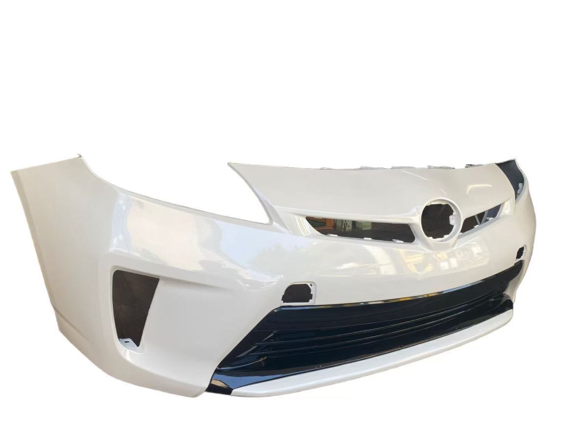 30系プリウス 30プリウス 後期 ZVW30 フロントバンパー ロアグリル FOG穴無し ホワイトパール 社外品 トヨタ【3C-070】-3拍卖