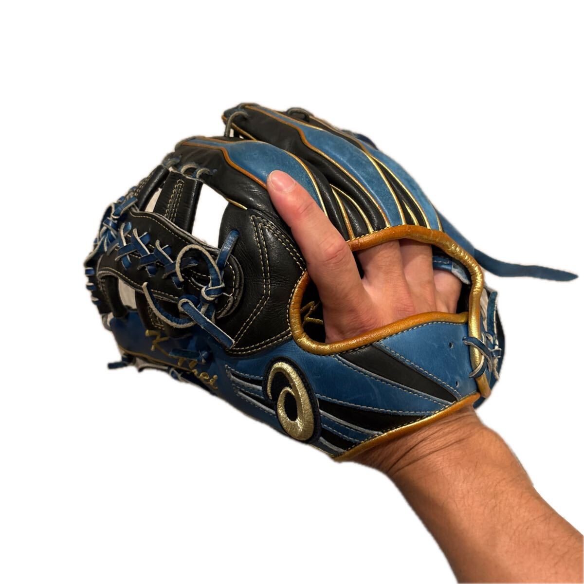 asics 硬式用グラブ 特別発注品 左用 拍卖