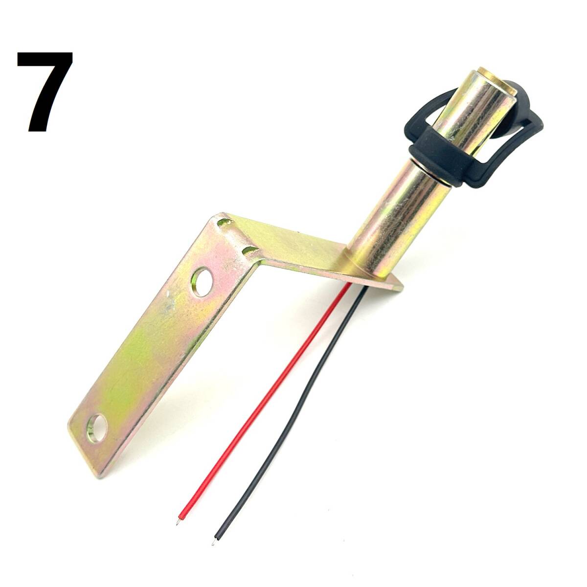 高品質金属回転点滅ビーコンマウント警告灯ブラケット柔軟な茎dinポールトラクター取付ライト拍卖