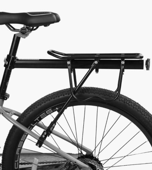 高品質自転車 荷物キャリア リアラックシェルフ サイクリングシート ポストバッグホルダースタンド付き 20-29インチ用 拍卖