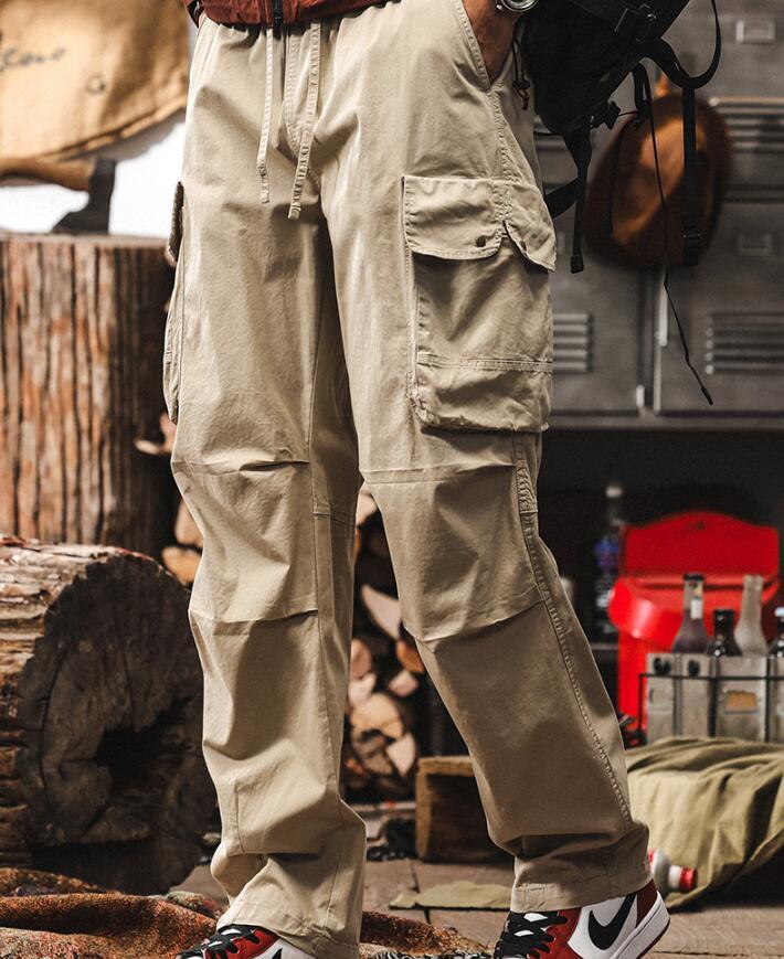 新入荷ワークパンツ カーゴパンツ メンズ*新品 アウトドアパンツ ウエスタン 春夏服 作業ズボン ボトムス 杏色 2XL拍卖