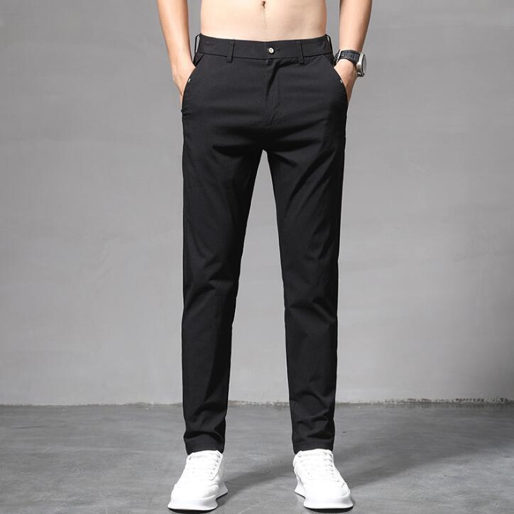 上質チノパン メンズ チノパンツ スリム ストレッチ スキニー 夏物 薄手涼しい 無地テーパード カジュアルパンツW28~W38拍卖