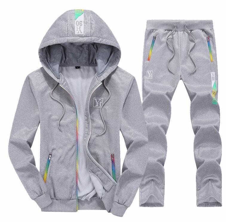 新品メンズ スエット アップ スポーツウェア メンズ ゴルフウェア トレーナー スウェット パーカ チノパン 上下セット グレー拍卖