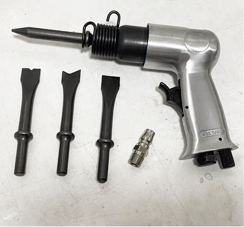 上質 超強力エアハンマーセット 打撃数4500BPM エアーハンマー&チゼルセット拍卖