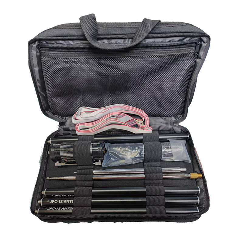 高品質12新しいポータブル短波アンテナフィールドアセンブリコンパクトエディションスライドレギュレーター付きポータブルマルチバンド垂直拍卖