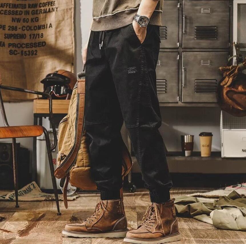 新入荷カーゴパンツ ミリタリー メンズ タクティカルパンツ ガウチョパンツ チノパン ロング丈 作業着 ワークパンツ バイク ブラック 3XL拍卖