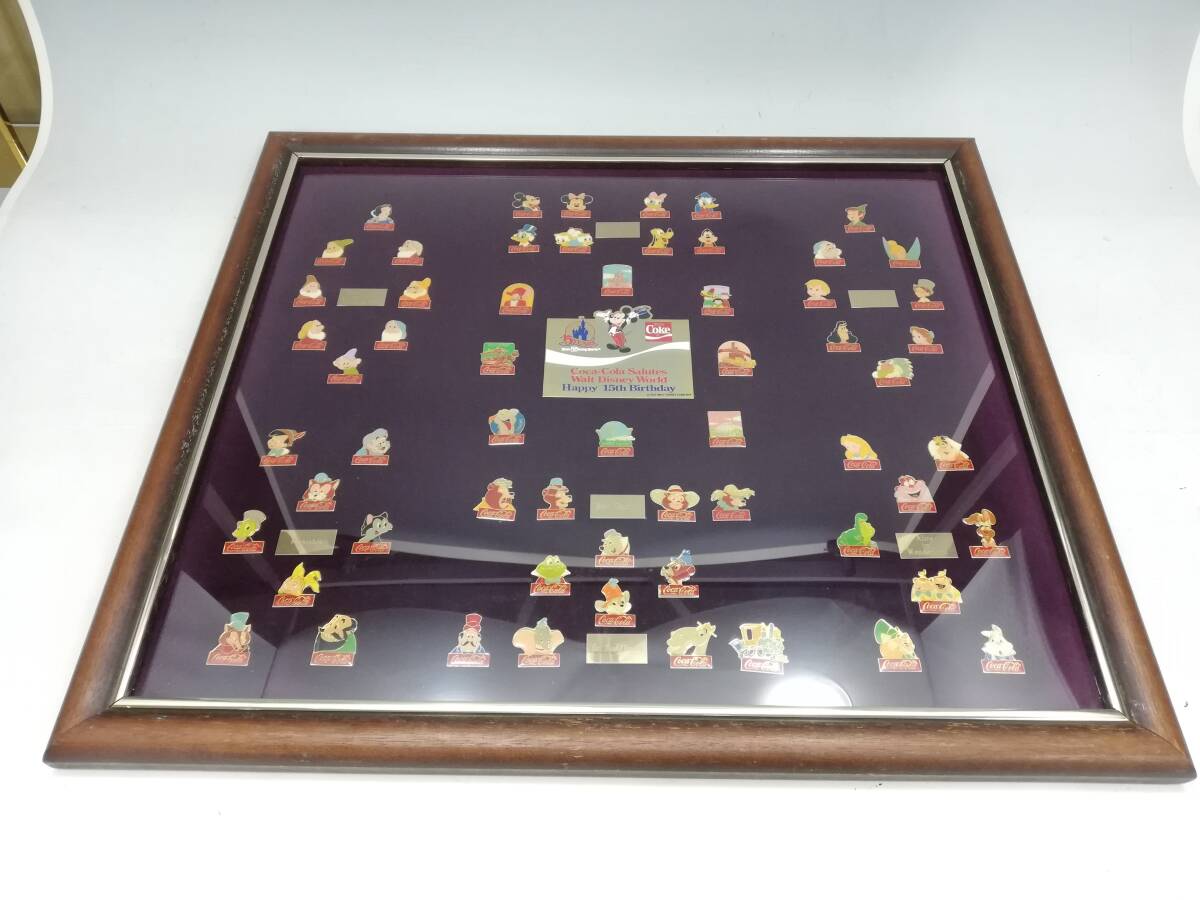 890104-10 Coca-Cola/コカ・コーラ ピンバッジ ウォルトディズニーワールド15周年【中古品】拍卖