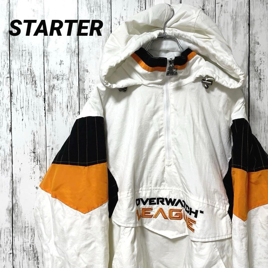 C2615 STARTER スターター ナイロンジャケット ゲームコラボ 刺繍 アウター 海外古着 アメリカ古着 ジャンパー アウター 上着 カジュアル S拍卖
