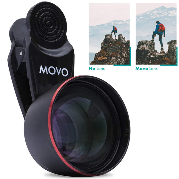 Movo スマホ スマートフォン iPhone Android 望遠レンズ スマホレンズ タブレット ズームレンズ 高倍率 望遠鏡 アウトドア 野鳥 登山拍卖