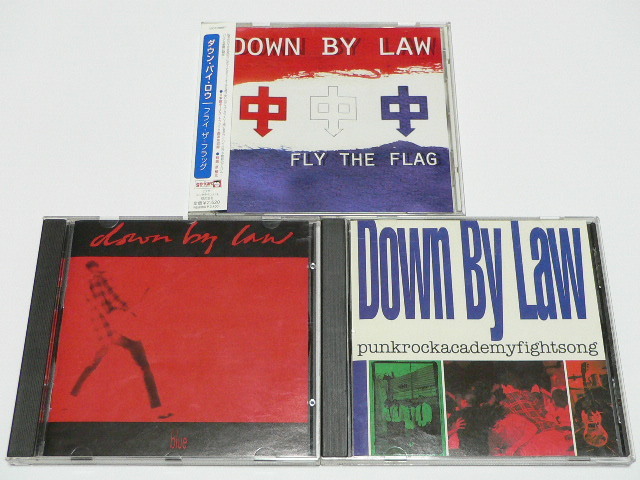DOWN BY LAW // BLUE / PUNKROCKACADEMYFIGHTSONG / FLY THE FLAG // CD3枚拍卖