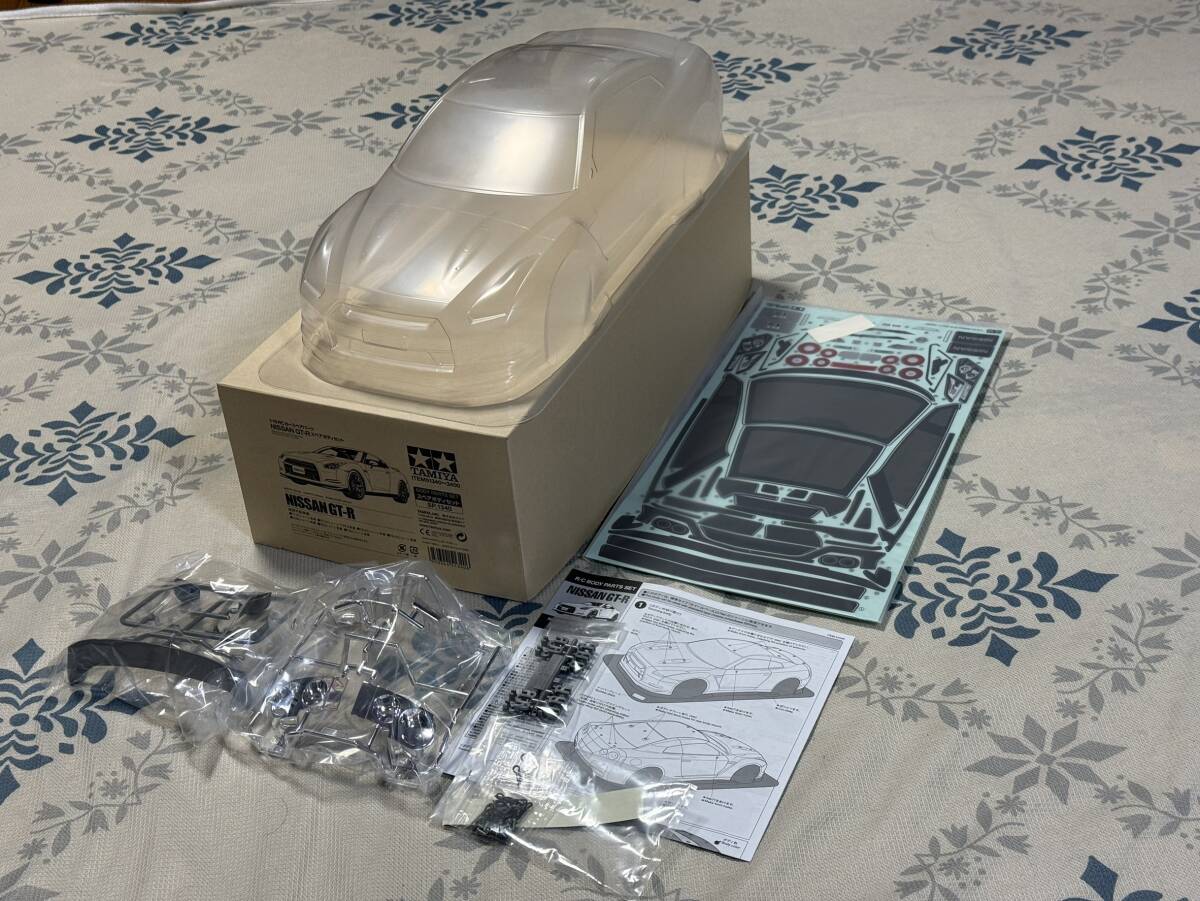 【新品・未使用】タミヤ 1/10 日産 R35 GT-R スペアボディセット SP.1340 RC ラジコン クリアボディ TAMIYA NISSAN 初期型 前期 モデル拍卖