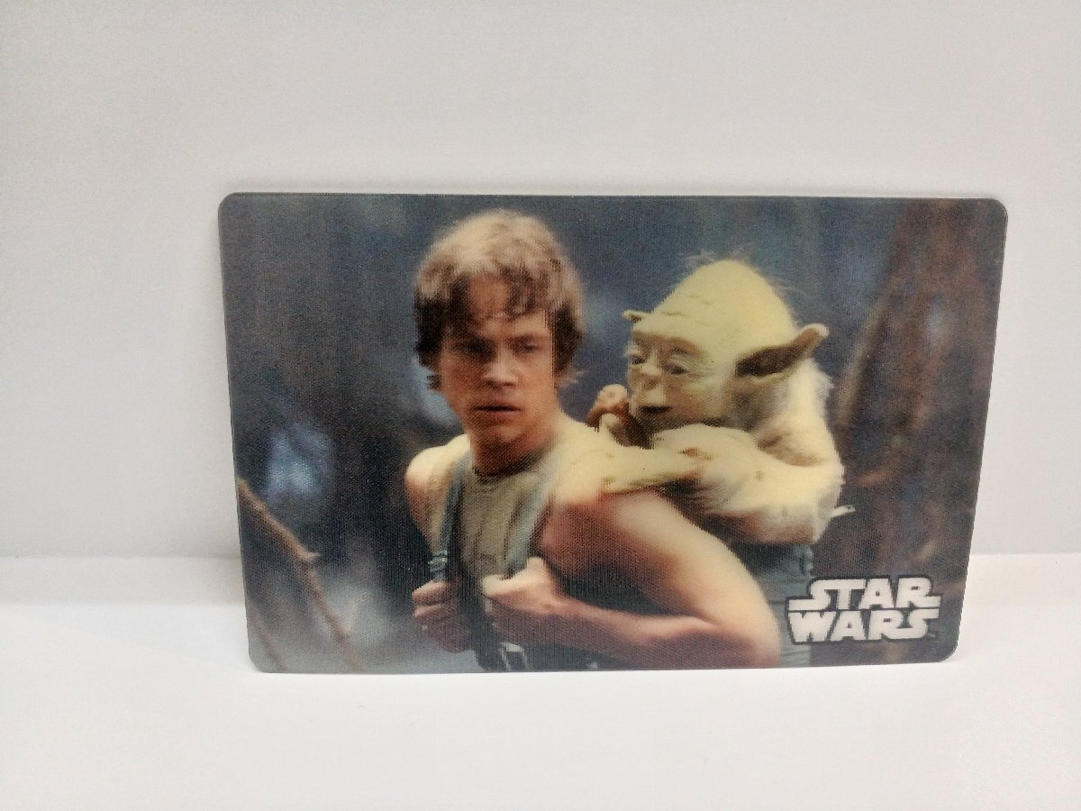 ★ スター・ウォーズ ヨーダ Yoda ルーク・スカイウォーカーLuke Skywalker 3Dカード トレカ STAR WARS 3D NAP trading card (CD-0901)拍卖