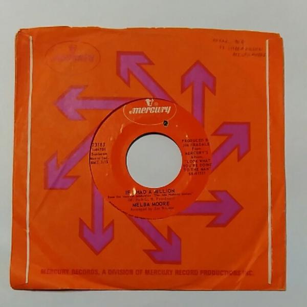 ◎ Melba moore / If I had a million ・ Lovingyou comes soeasy EPレコード USオリジナル拍卖