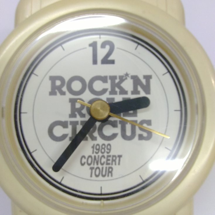 ★ お値下げ!当時モノ 浅香唯 クリップ時計 Rock'n Roll Circus 1989 Concert Tour ジャンク品 昭和アイドル レトロ拍卖
