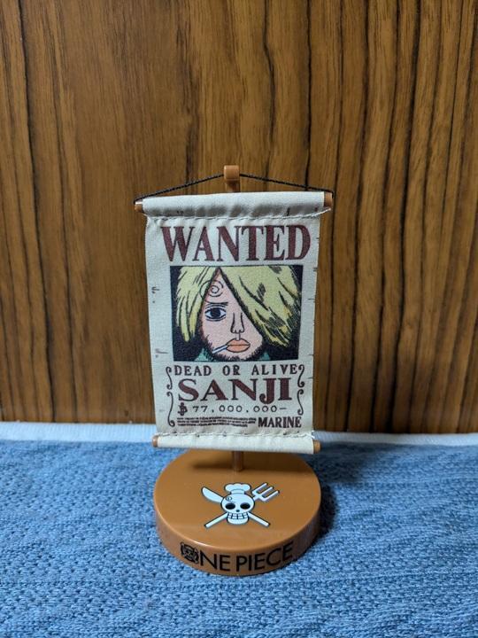 ワンピース 手配書 ミニタペストリー サンジ拍卖