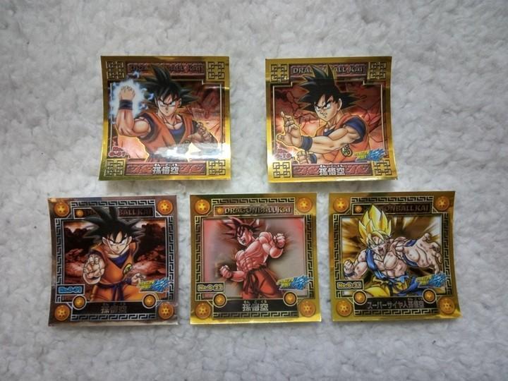 孫悟空 ドラゴンボール改 シール烈伝 5枚セット ステッカー拍卖