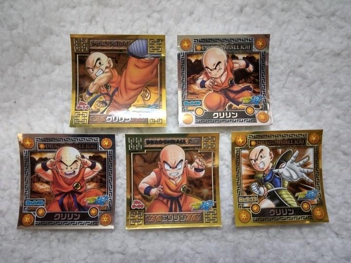 クリリン ドラゴンボール改 シール烈伝 5枚セット ステッカー拍卖