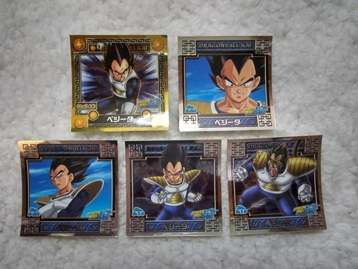 ベジータ ドラゴンボール改 シール烈伝 5枚セット ステッカー拍卖