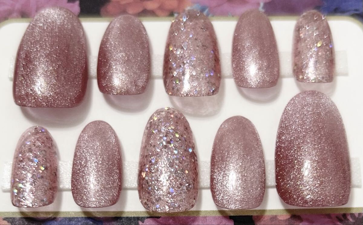 マグネットジェル ネイルチップ マグネットジェルチップ ピンクマグネットジェル マグネットネイル ネイルチップ マグネット 拍卖