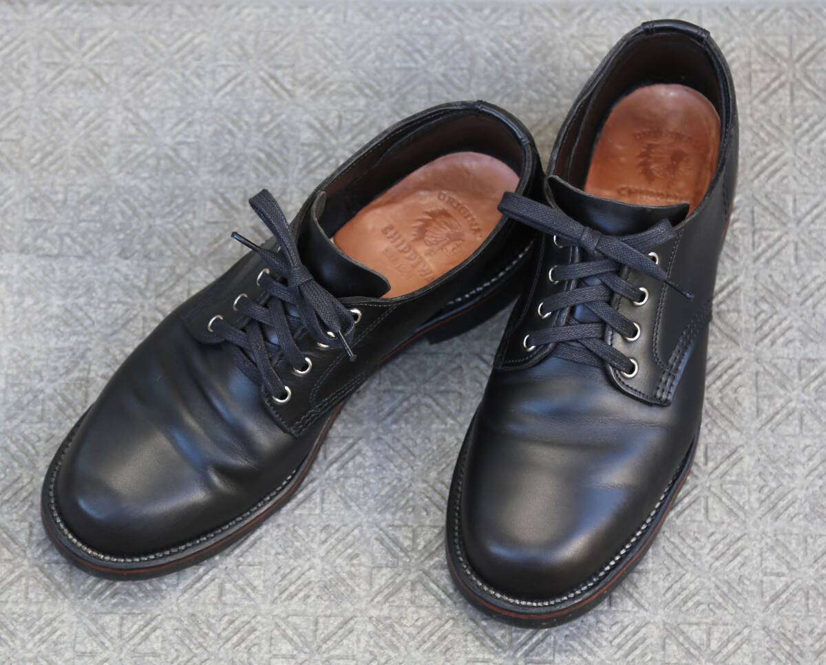 【使用頻度少】CHIPPEWA(チペワ) 1901M73 4インチ プレーントゥ JPN26.7㎝ #26.5㎝拍卖