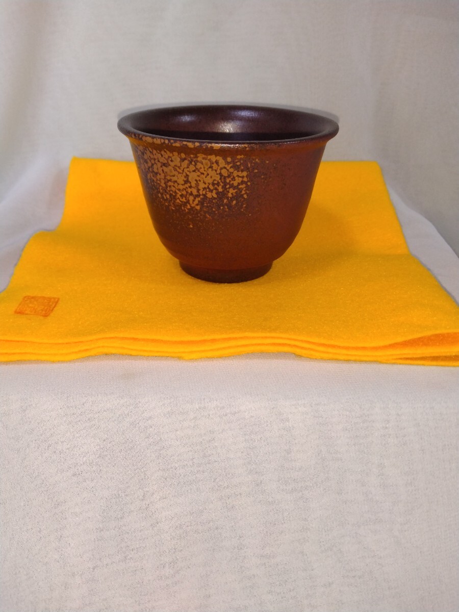 備前焼 茶器 茶碗(高さ6cm 口径8cm 高台径4cm) 送料は無料です拍卖