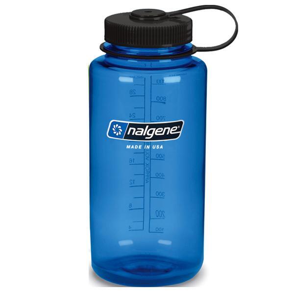 水筒 ナルゲン 広口 1.0L Tritan ボディ/ブルー キャップ/ブラック/7323x1個/送料無料拍卖