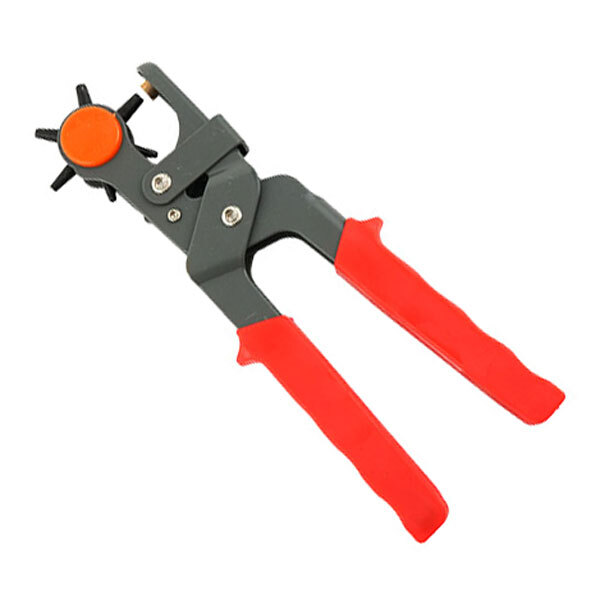 穴あけレザーパンチ 6サイズの穴 ベルト穴あけ器 ポンチ ベルトの穴あけからハンドメイドまで幅広く活躍!/送料無料拍卖