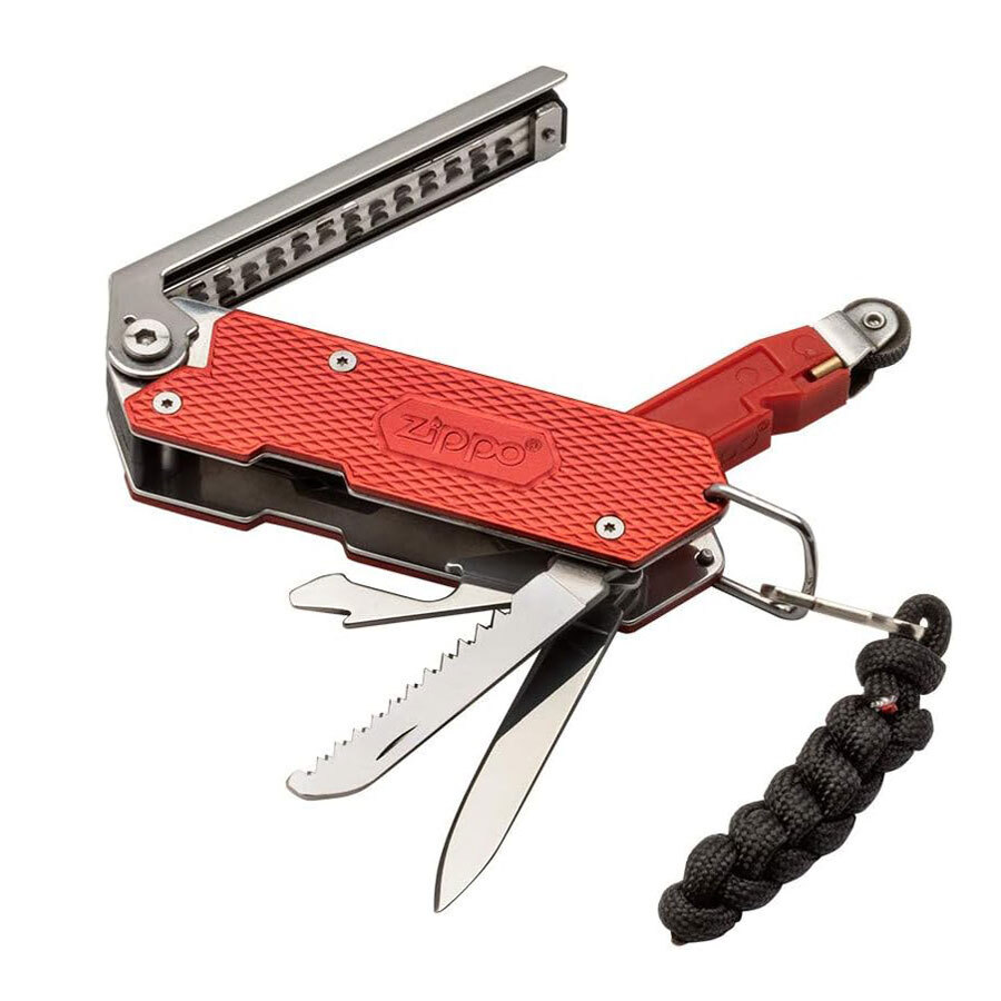 ジッポー マルチ着火ツール 火おこし ファイヤースターターナイフ 7in1 ツールナイフ ZAOD0007/9421x1本/送料無料メール便 ポイント消化拍卖