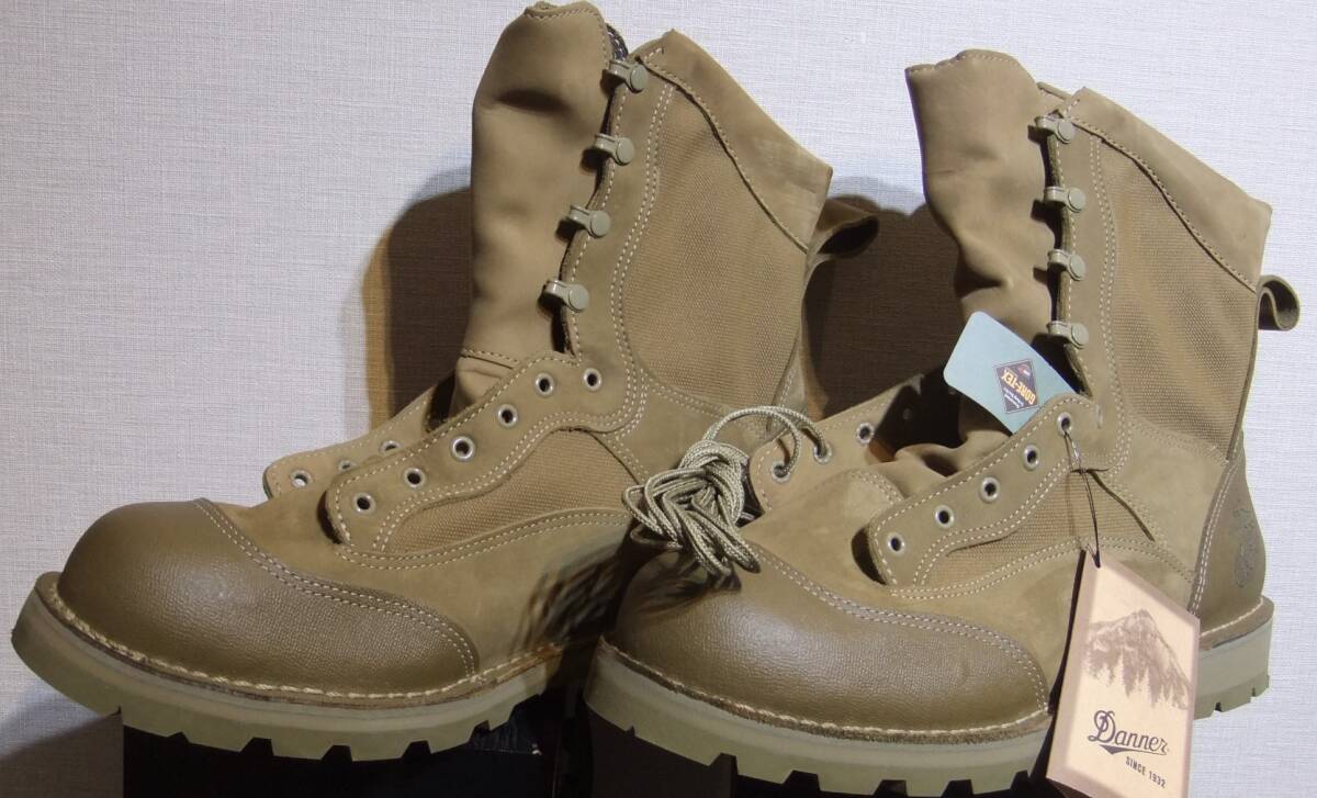 【未使用】DANNER ダナーMCWB-SPEED LACER 15655X WIDTH W U.S.A. 茶色 ゴアテックス ミリタリーコンバットブーツ US15.5 33.5cm 拍卖