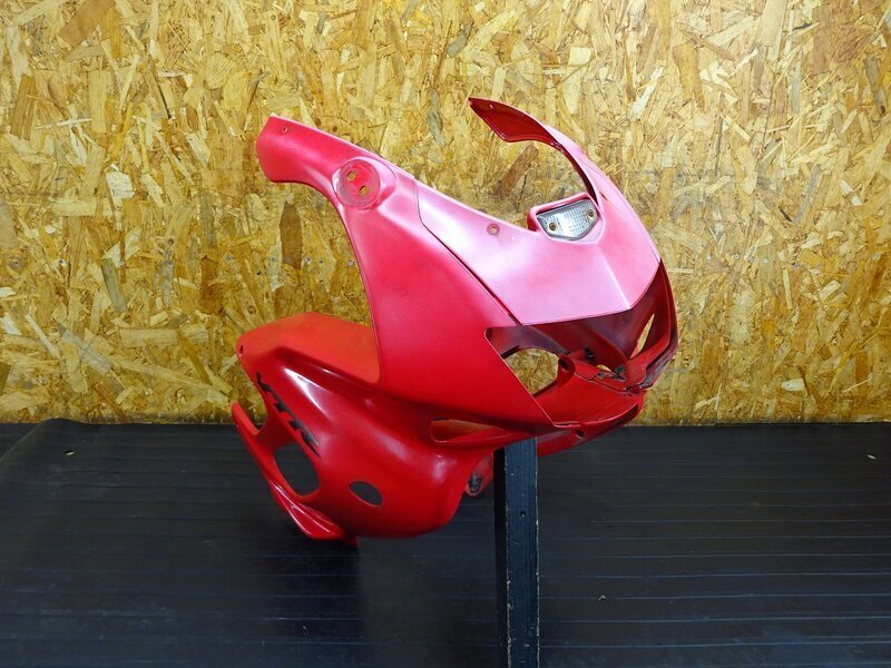 【251021】VTR1000F◇ アッパーカウル フロントカウル ヘッドライトカウル ポジション 割れ/破損有 ジャンク!! 【SC36 ファイアーストーム拍卖