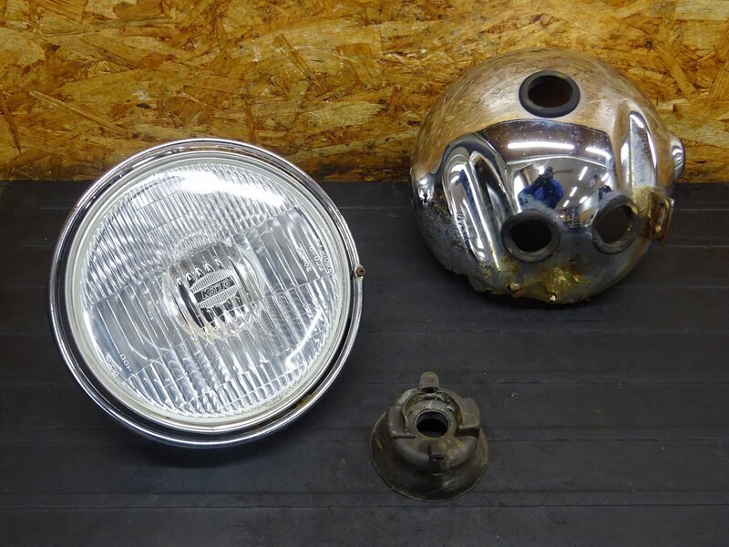 【251035】SRV250(4DN-026)◆ ヘッドライトレンズ リム 錆有拍卖