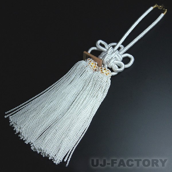 ★ジャンクション プロデュース★ふさ 菊結び(白)サイズ中拍卖