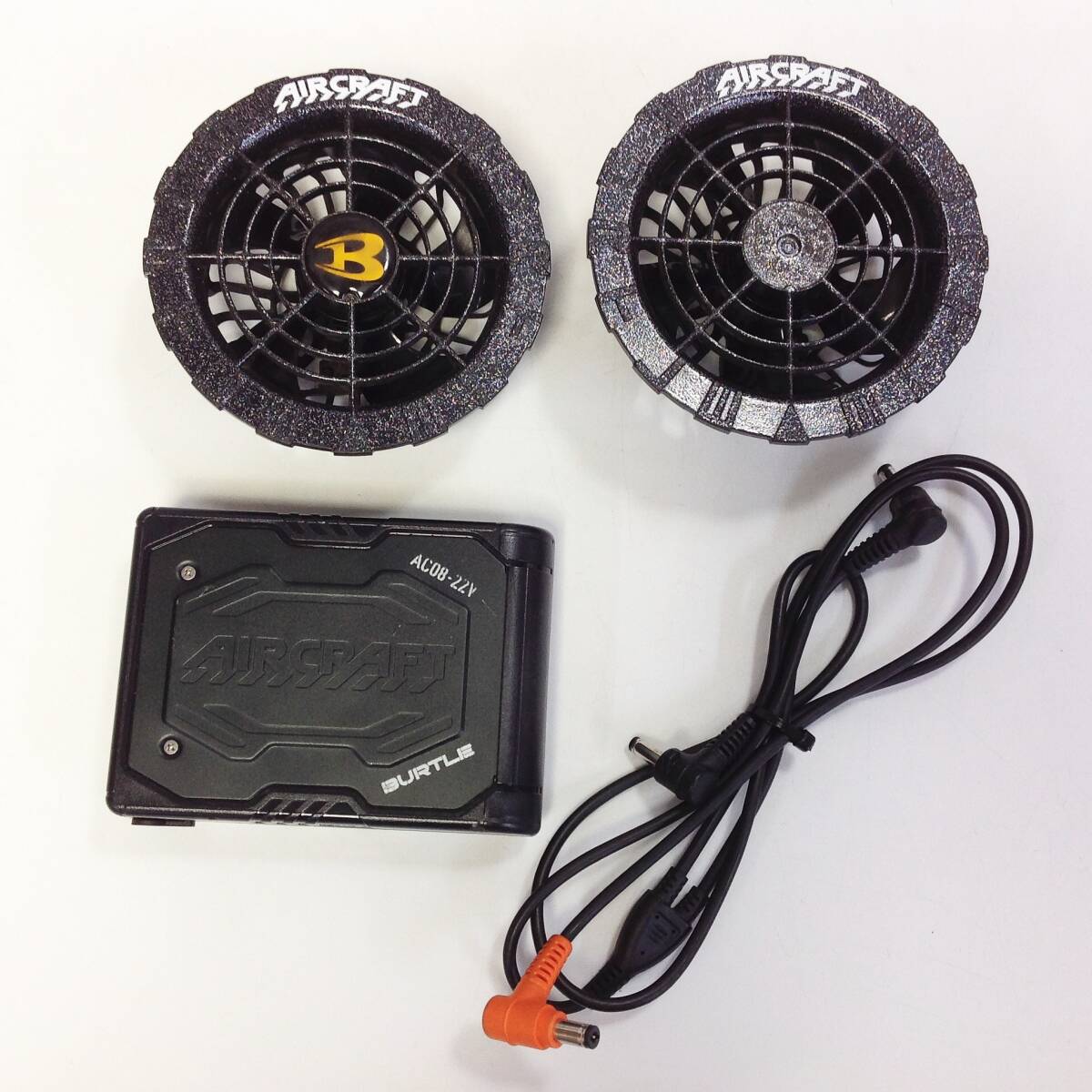【TH-9535】中古品 BURTLE バートル エアクラフトバッテリ ファンセット AC08-22V 拍卖